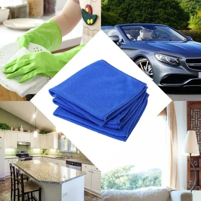 Lot de Chiffons Microfibres Auto - Nettoyage & Séchage