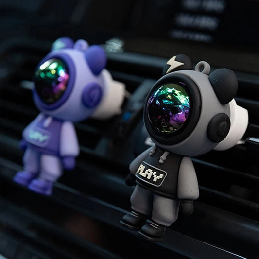 Diffuseur de Parfum Astronaute pour Voiture - Fraîcheur & Design