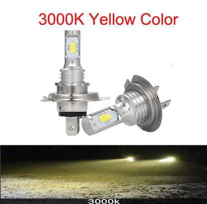 Ampoules LED Haute Puissance pour Phares Auto - Eclairage Blanc Intense