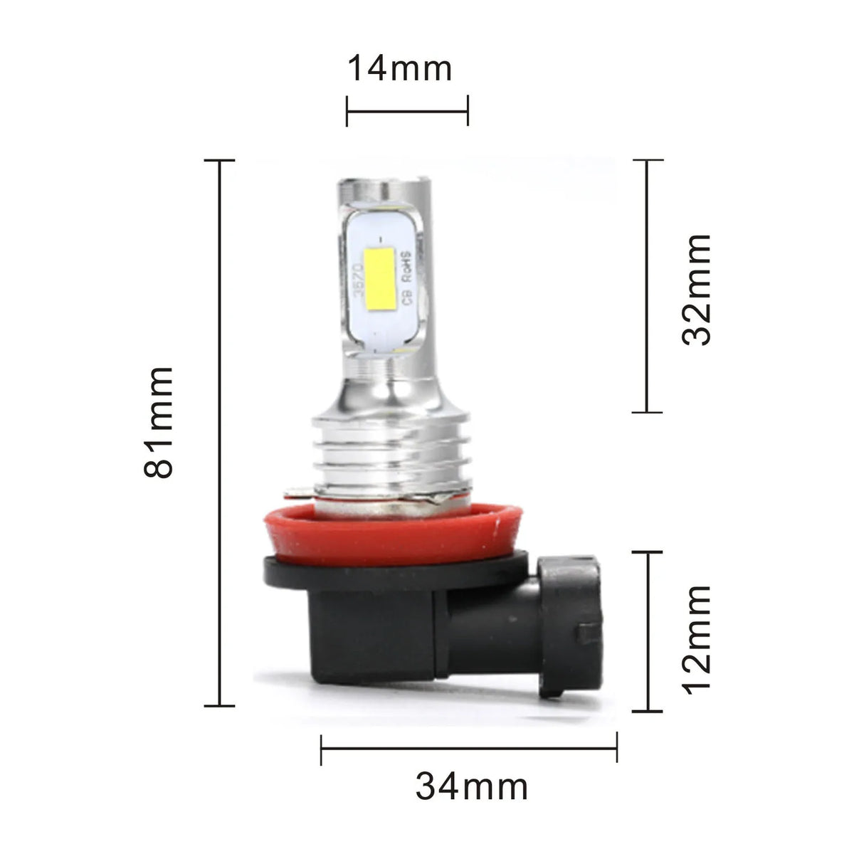 Ampoules LED Haute Puissance pour Phares Auto - Eclairage Blanc Intense