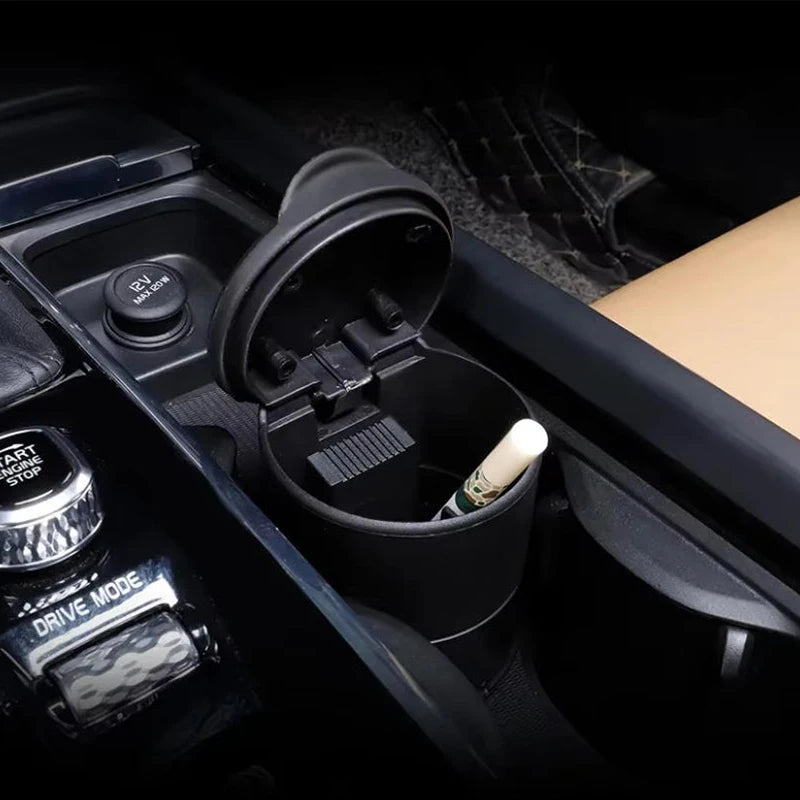 Cendrier Voiture avec Couvercle - Anti Odeur & Compact