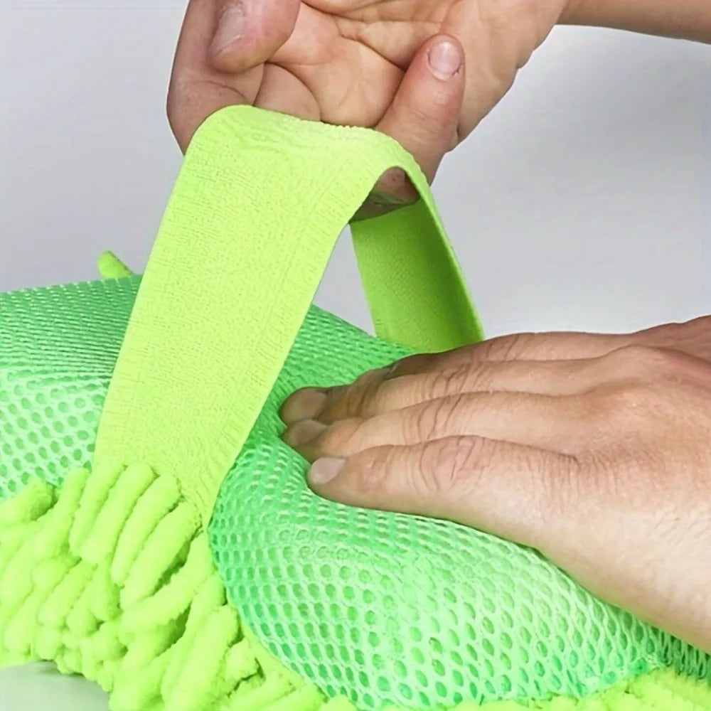 Gant de Lavage Microfibre Auto - Nettoyage Doux & Sans Rayures