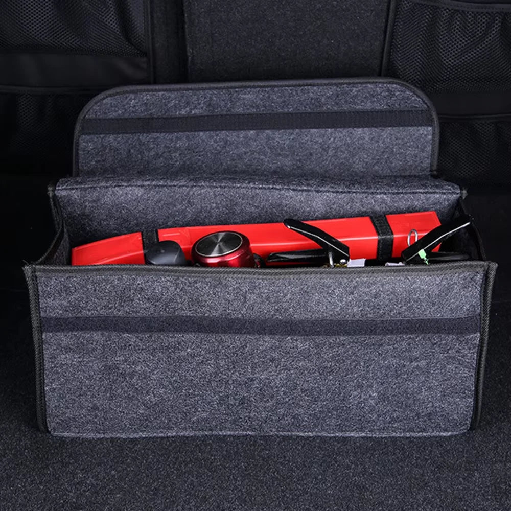 Organisateur de Coffre Pliable - Grand Sac de Rangement Auto
