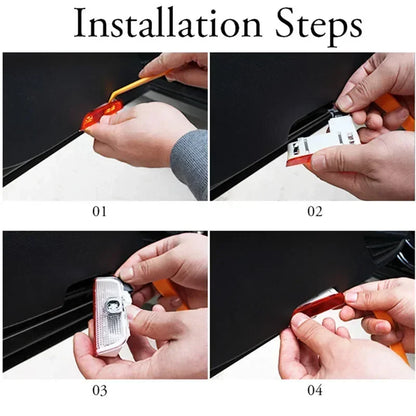 Projecteur LED Logo pour Portière de Voiture - Eclairage d'Accueil