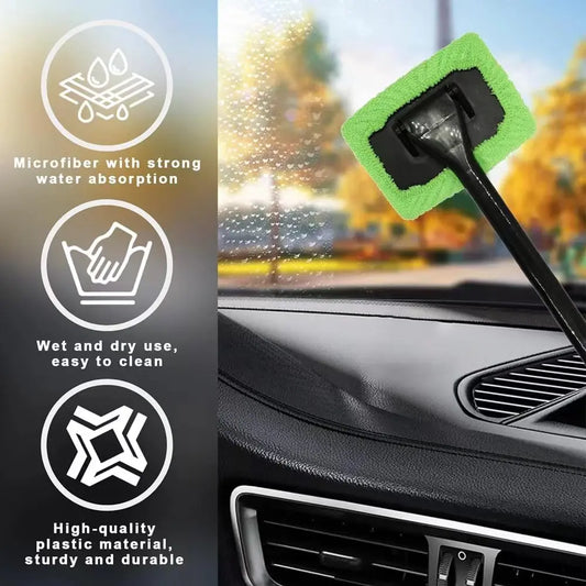 Brosse Nettoyante pour Pare-Brise & Vitres Auto - Manche Long