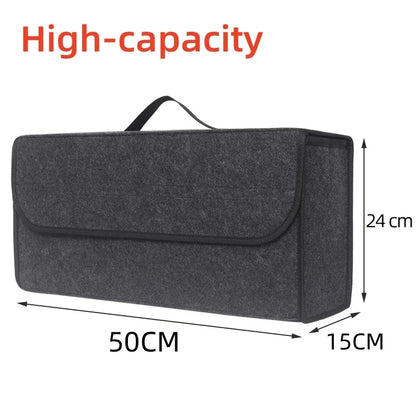Organisateur de Coffre Pliable - Grand Sac de Rangement Auto
