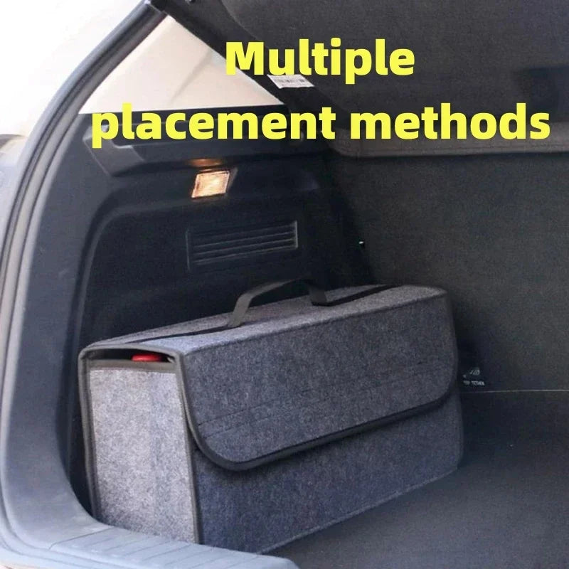 Organisateur de Coffre Pliable - Grand Sac de Rangement Auto