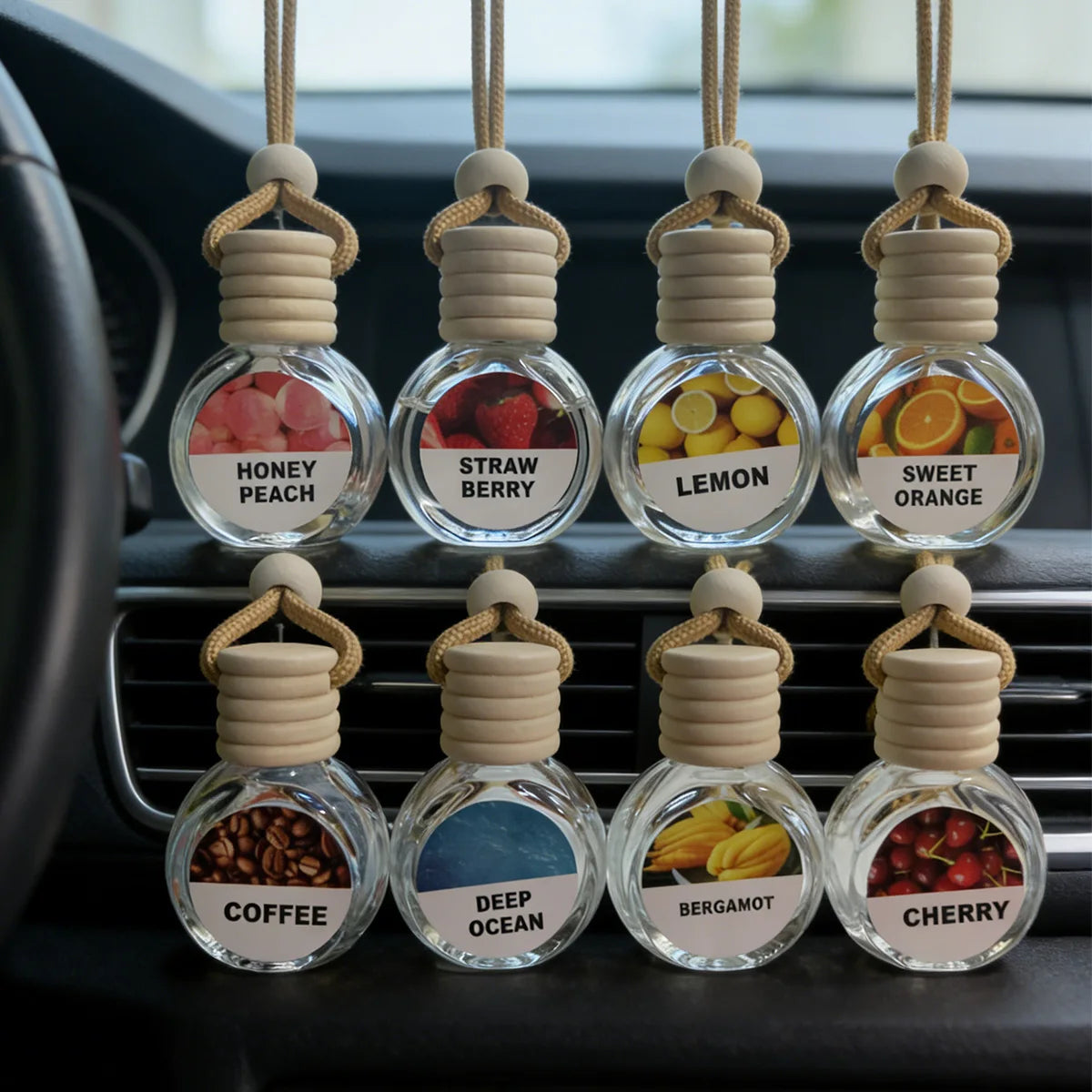 Parfum Auto aux Huiles Essentielles - Diffuseur Longue Durée