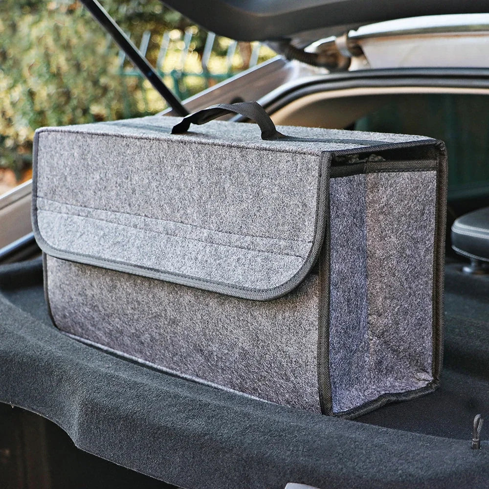 Organisateur de Coffre Pliable - Grand Sac de Rangement Auto