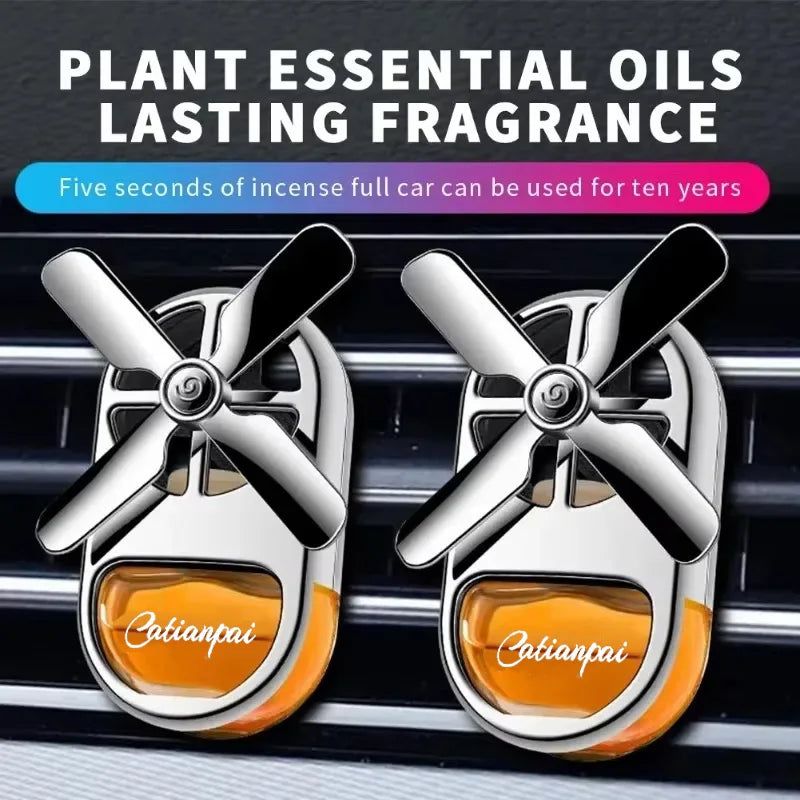 Diffuseur de Parfum Auto Grille d'Aération - Design Elégant & Longue Durée
