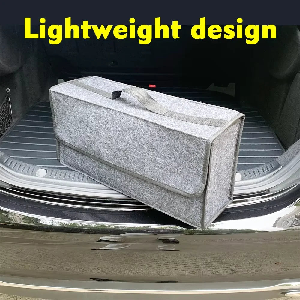 Organisateur de Coffre Pliable - Grand Sac de Rangement Auto