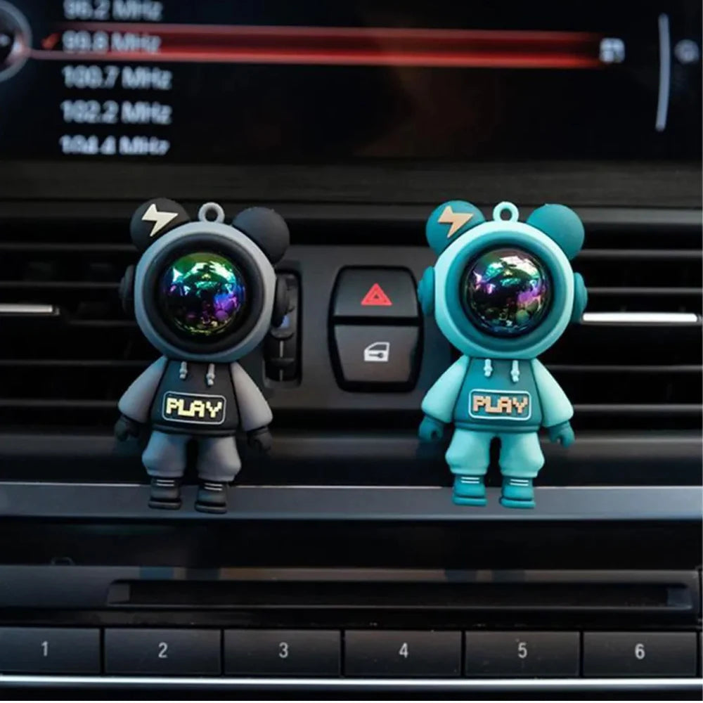 Diffuseur de Parfum Astronaute pour Voiture - Fraîcheur & Design