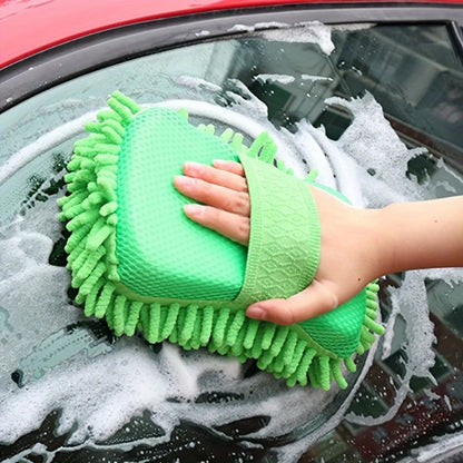 Gant de Lavage Microfibre Auto - Nettoyage Doux & Sans Rayures