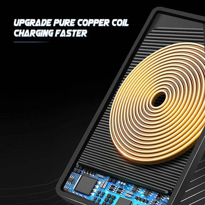 Chargeur Sans Fil Antidérapant pour Voiture - Recharge Rapide