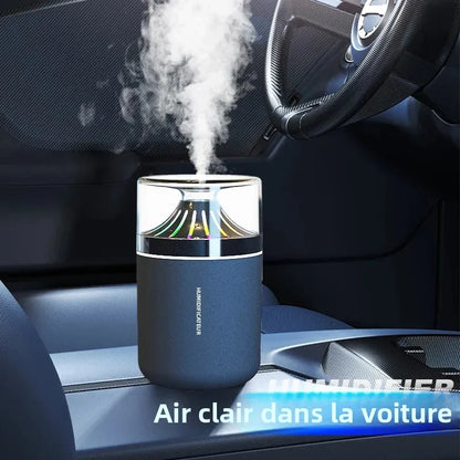 Humidificateur & Diffuseur d'Arôme pour Voiture - Eclairage LED Ambiance