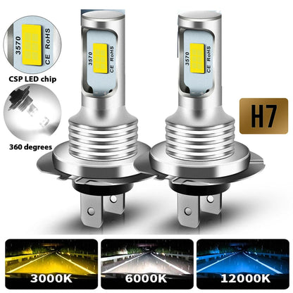 Ampoules LED Haute Puissance pour Phares Auto - Eclairage Blanc Intense