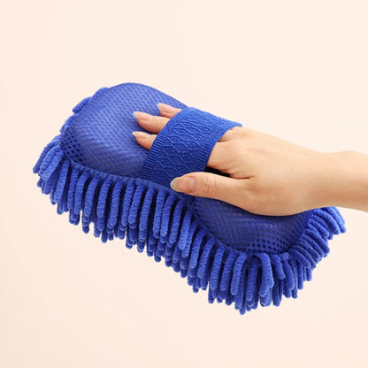 Gant de Lavage Microfibre Auto - Nettoyage Doux & Sans Rayures