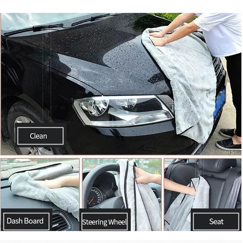 Serviette Microfibre Premium pour Voiture - Ultra Absorbante