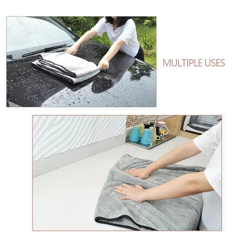 Serviette Microfibre Premium pour Voiture - Ultra Absorbante