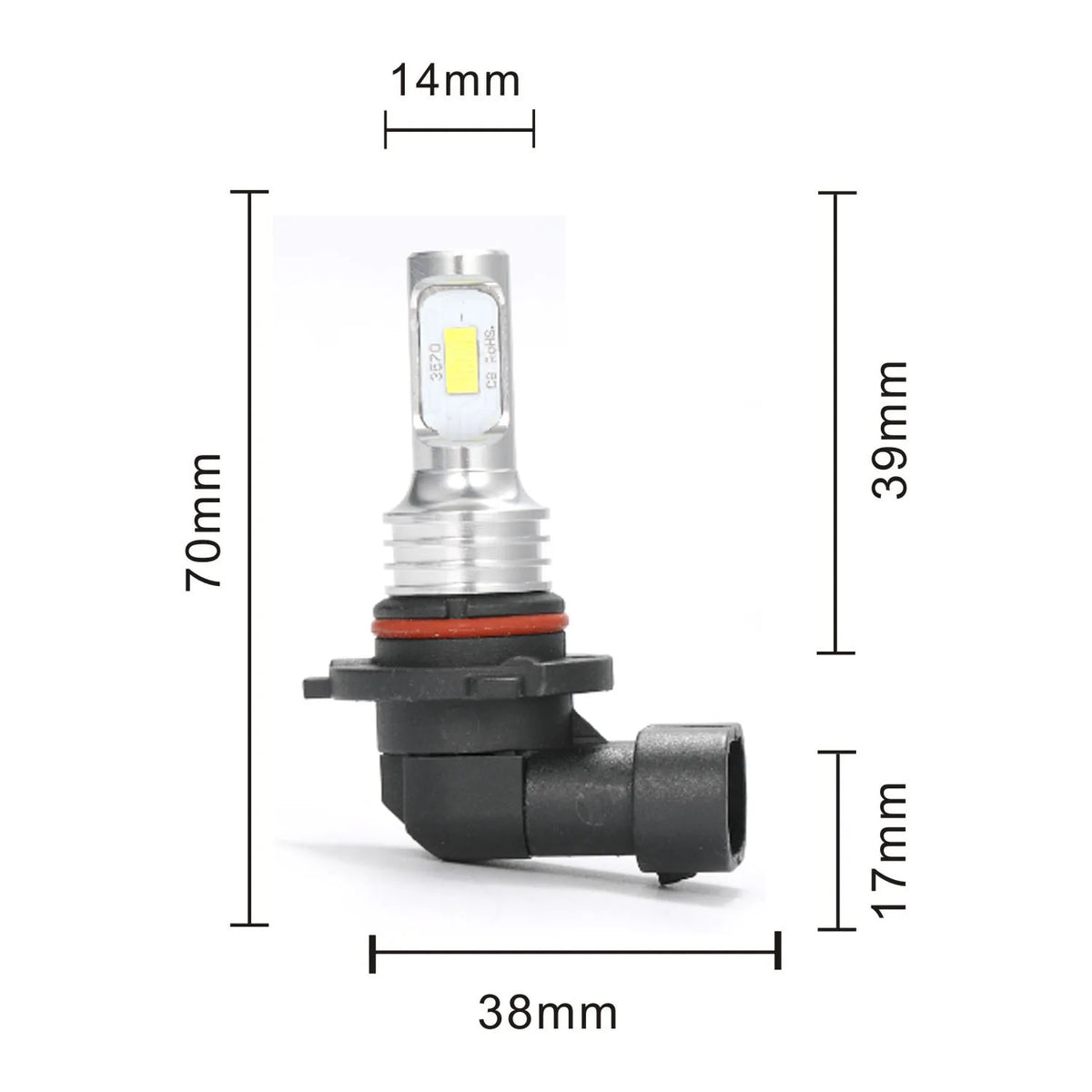 Ampoules LED Haute Puissance pour Phares Auto - Eclairage Blanc Intense